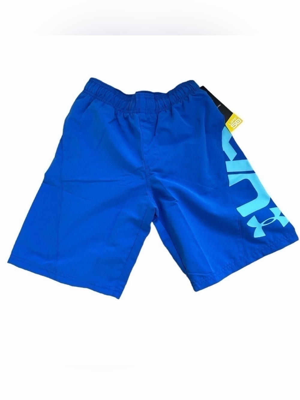 Under Armour Boys Swim Trunks Shorts w/Mesh Brief Elastic Waist w/ Cord UPF 50
